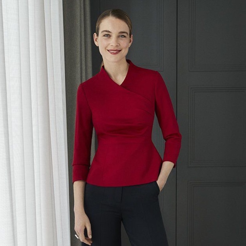 NWT THE FOLD LONDON Lendal top red UK 12 / US 8
